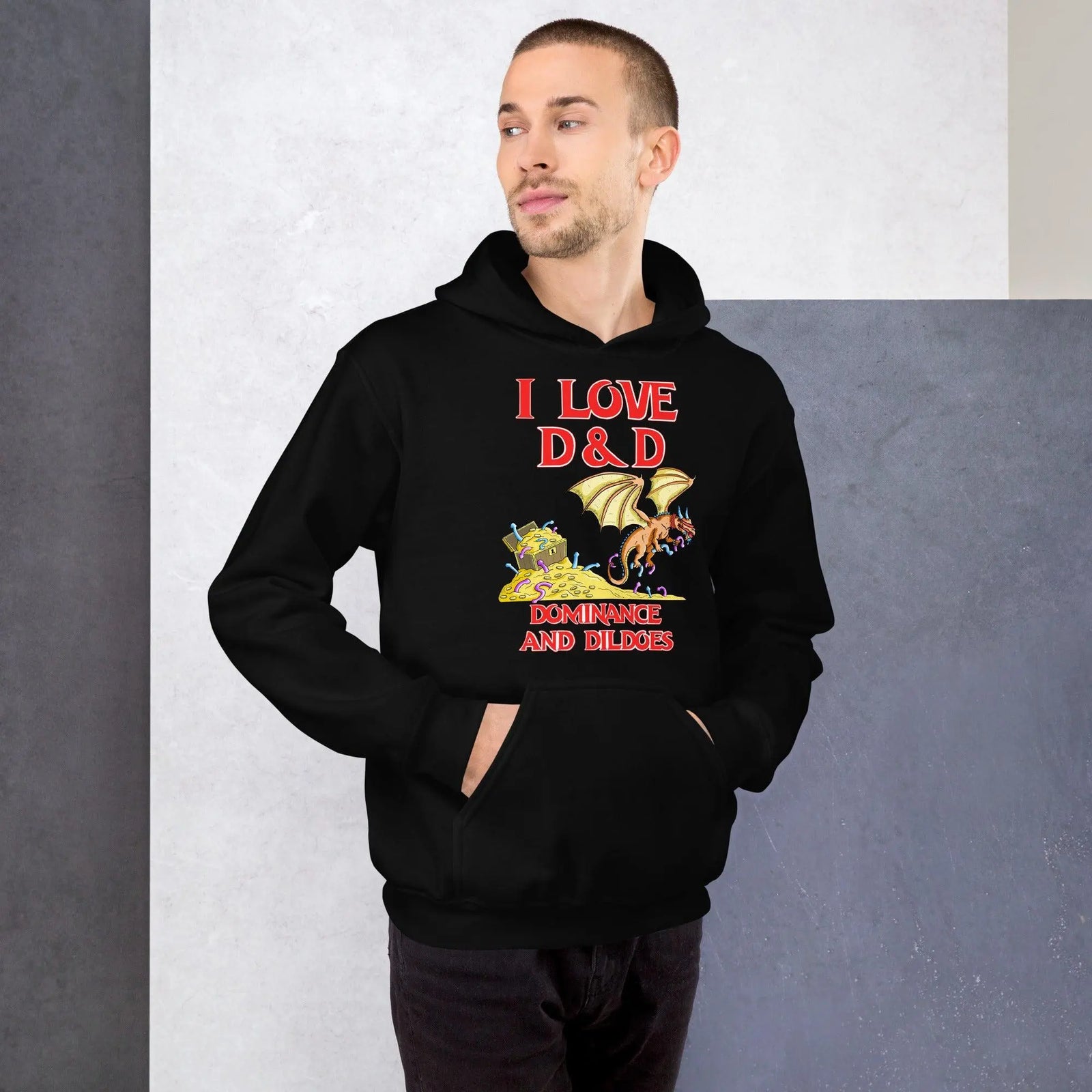 I Love D&D (Dominance and Dildoes) Hoodie - Orbital Clothing
