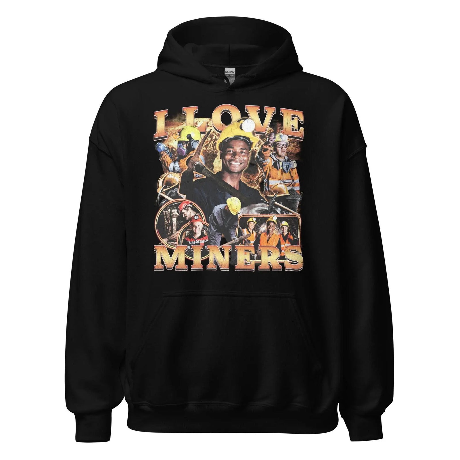 I Love Miners (Updated Design!) Hoodie - Orbital Clothing