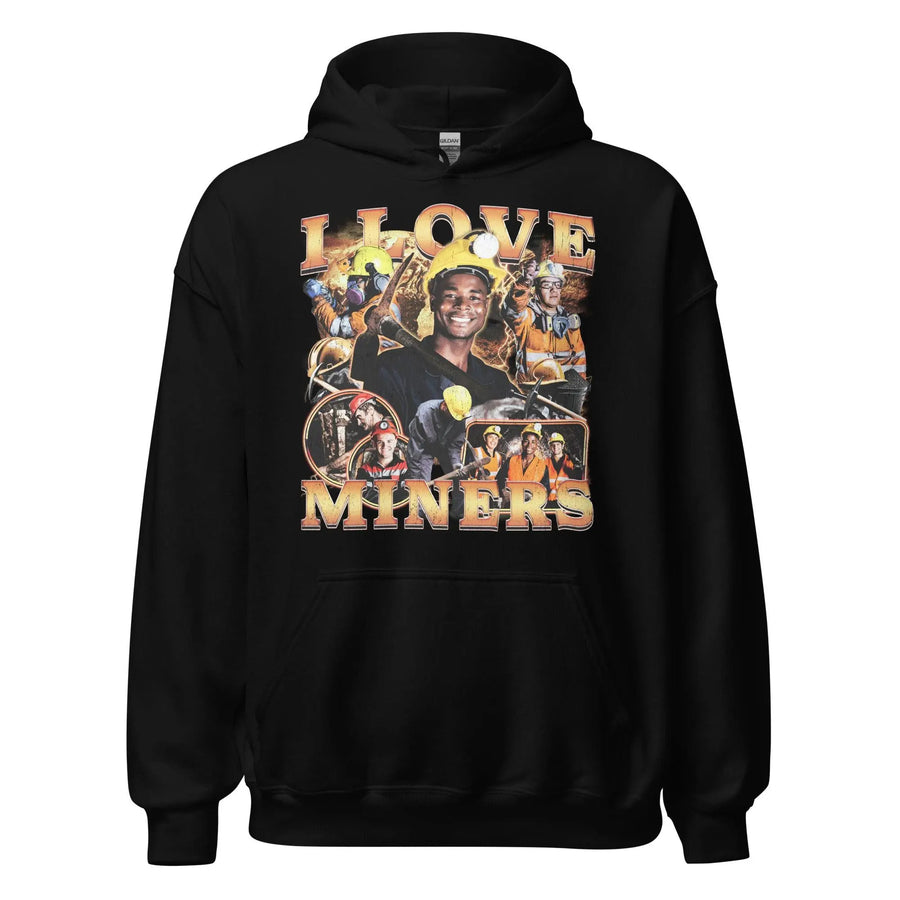 I Love Miners (Updated Design!) Hoodie - Orbital Clothing