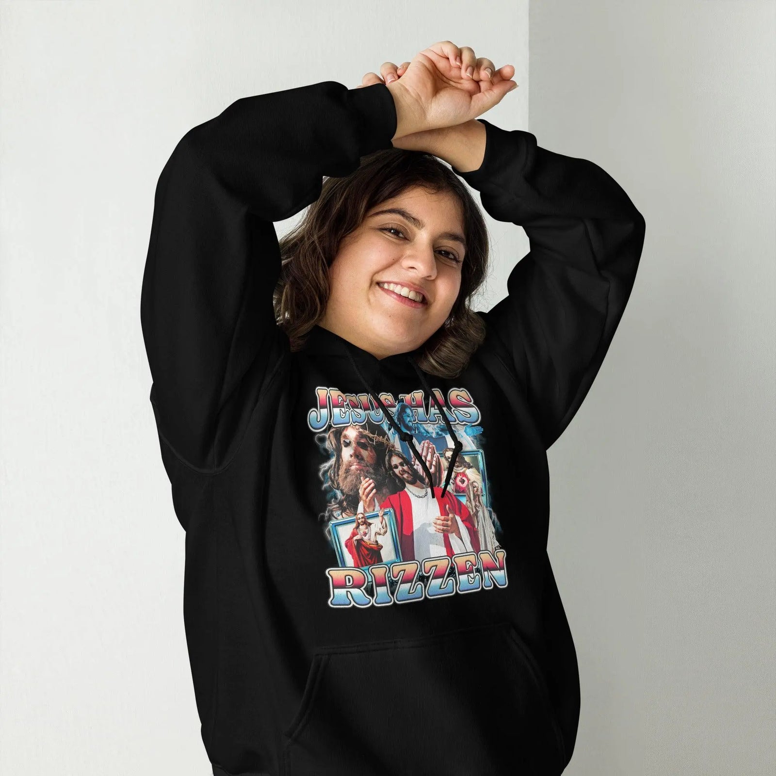 Jesus Has Rizzen (Updated Design) Hoodie - Orbital Clothing