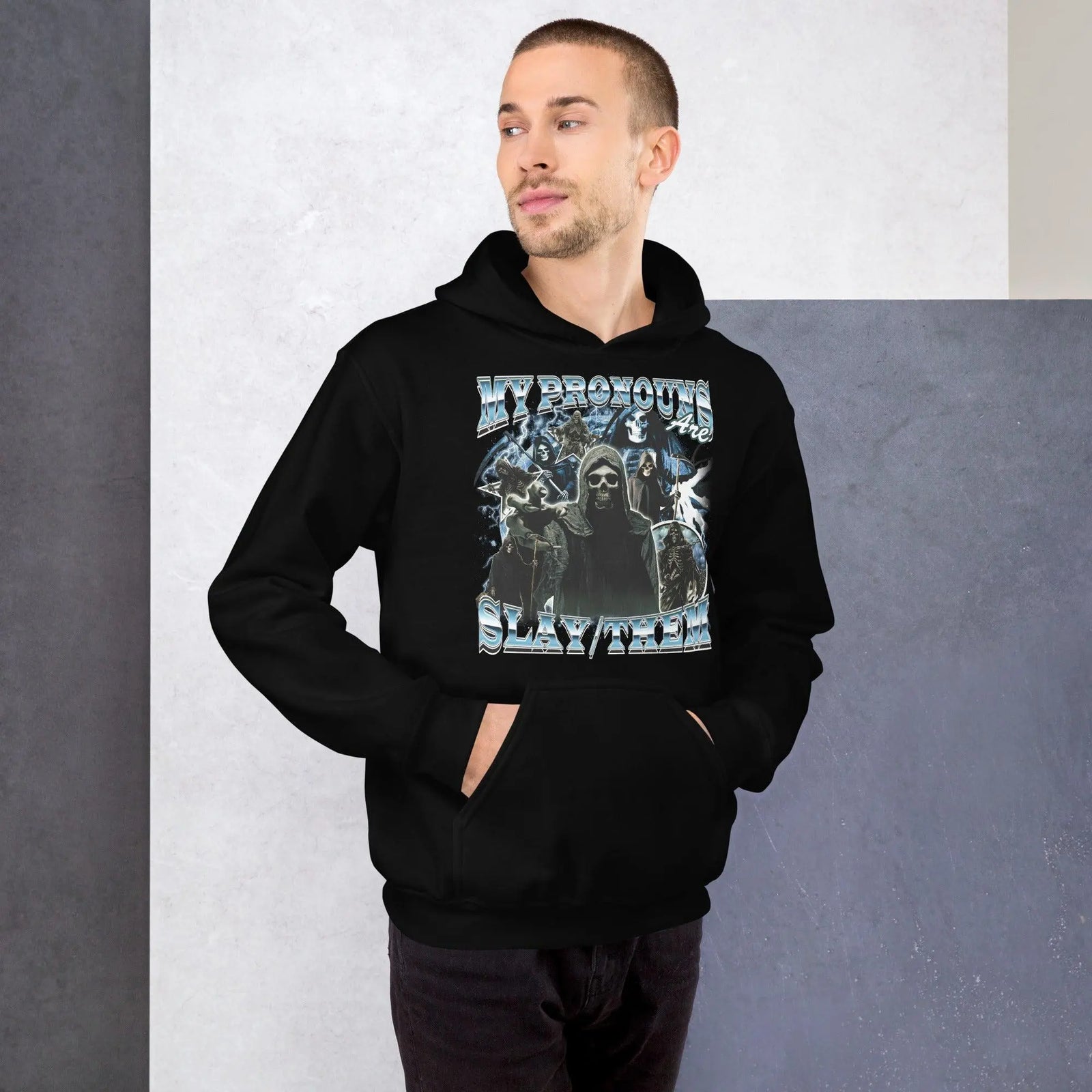 My Pronouns are Slay Them Hoodie - Orbital Clothing