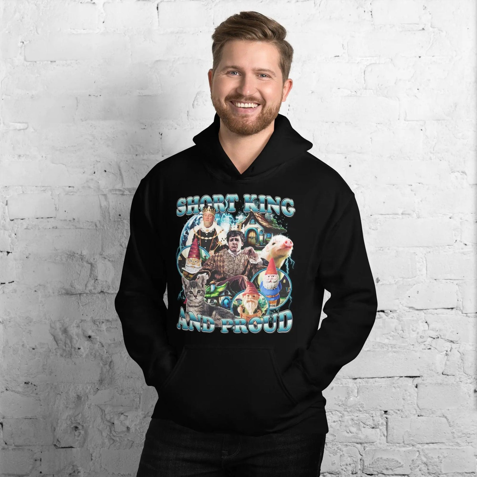 Short King and Proud Hoodie - Orbital Clothing