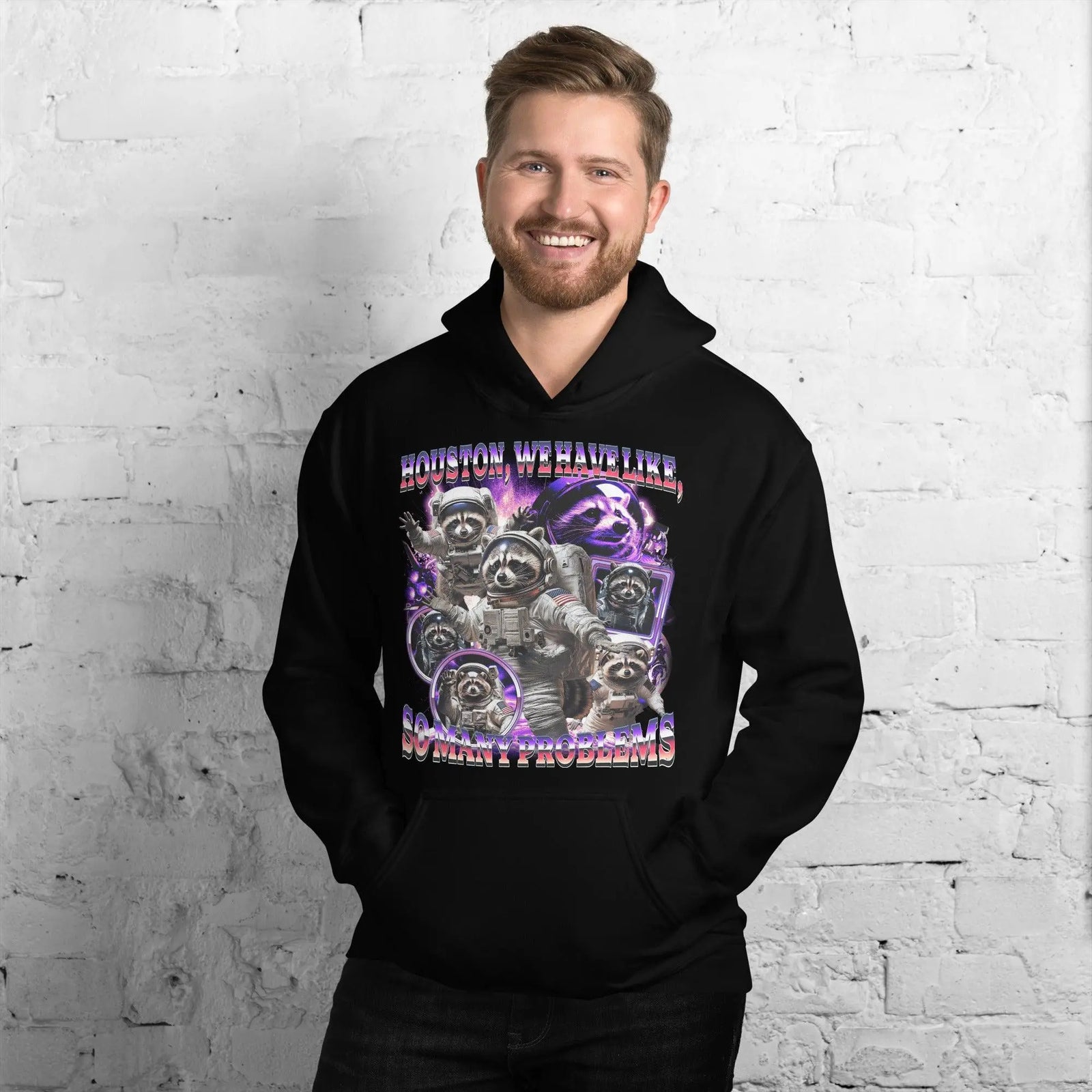 Houston we Have Like, So Many Problems Hoodie - Orbital Clothing