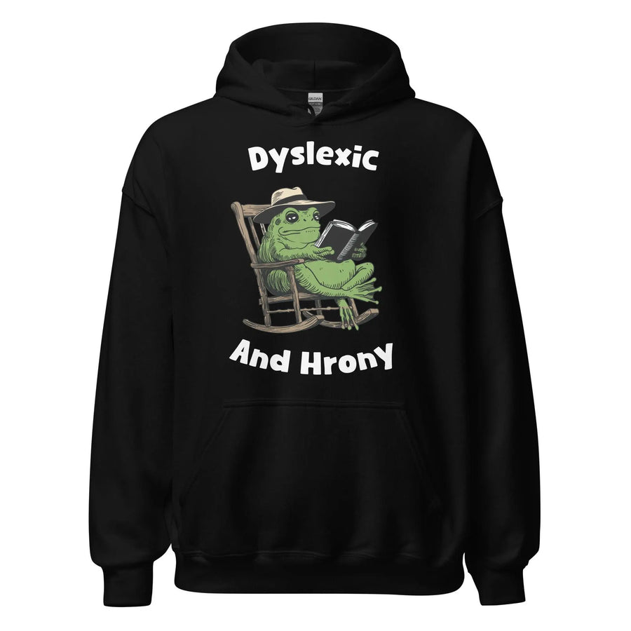 Dyslexic and Hrony Hoodie - Orbital Clothing