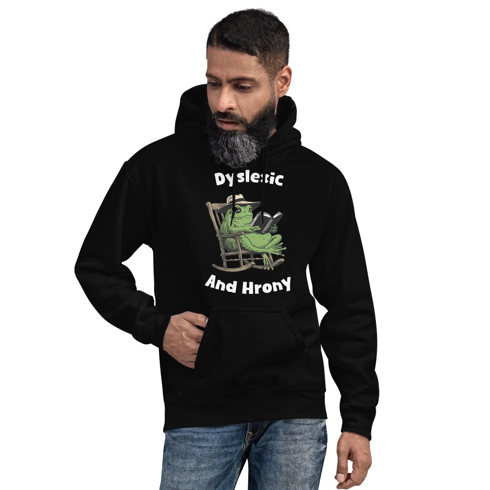 Dyslexic and Hrony Hoodie - Orbital Clothing