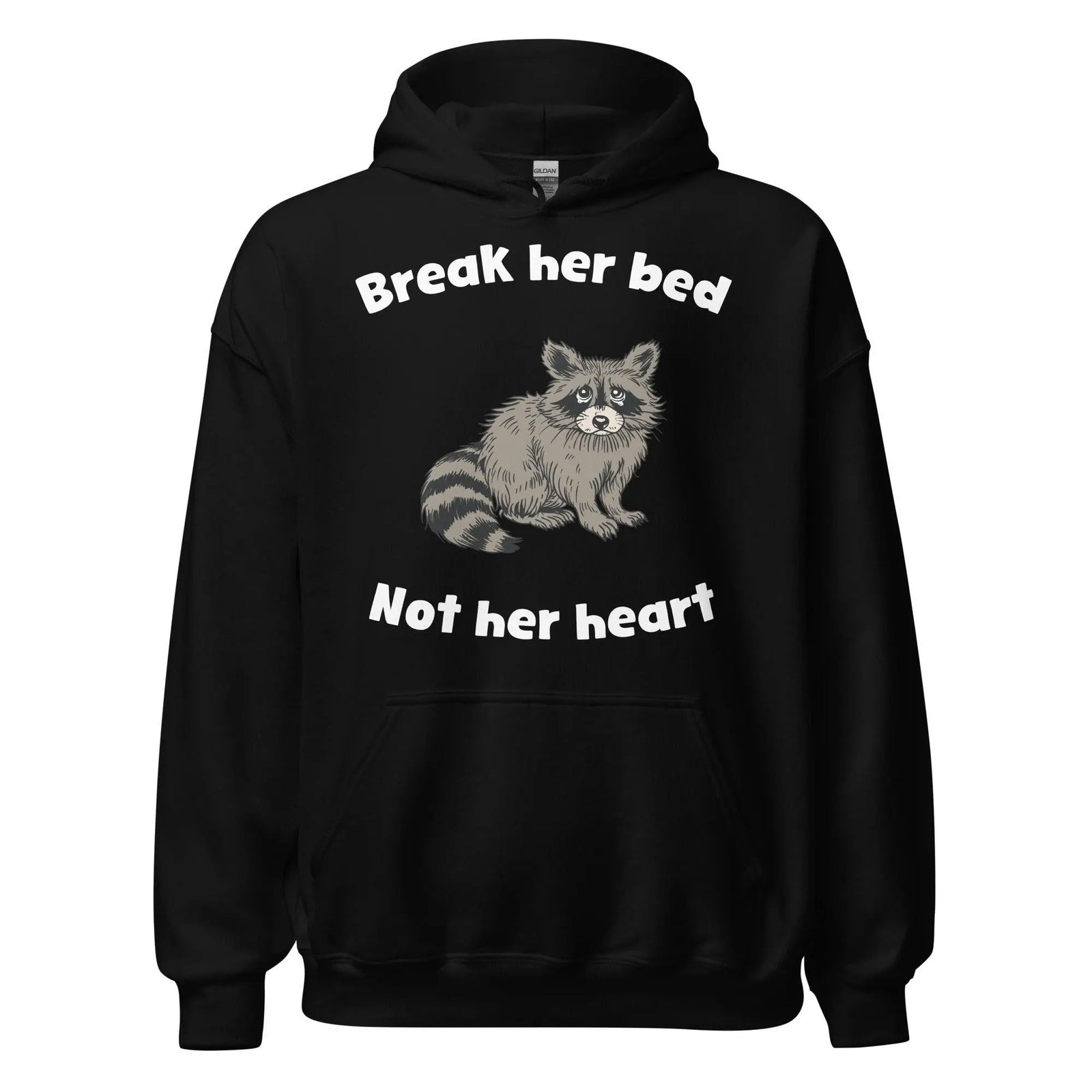 Break Her Bed Not Her Heart Hoodie - Orbital Clothing