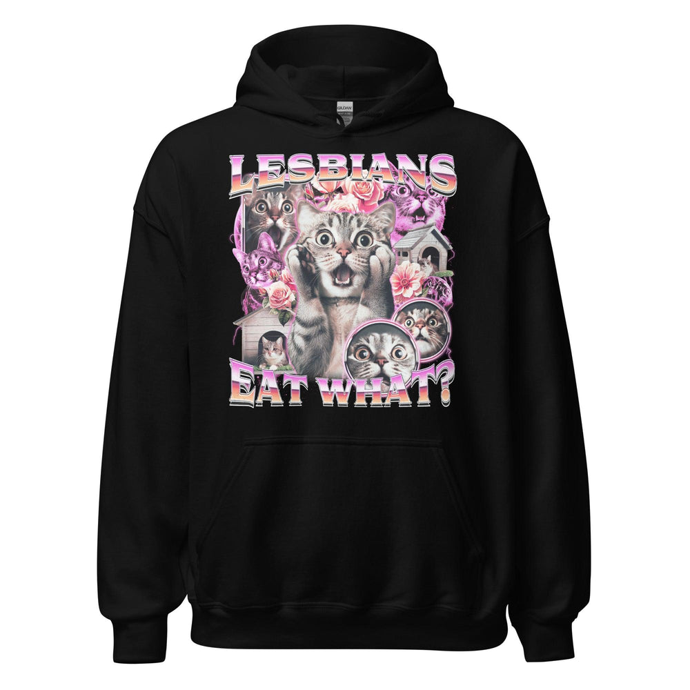 Lesbians Eat What Hoodie - Orbital Clothing