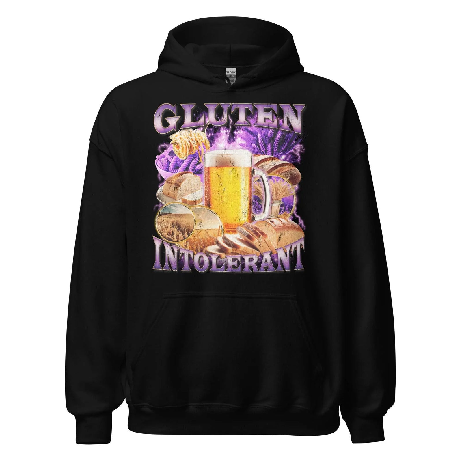 Gluten Intolerant (Updated Design) Hoodie - Orbital Clothing