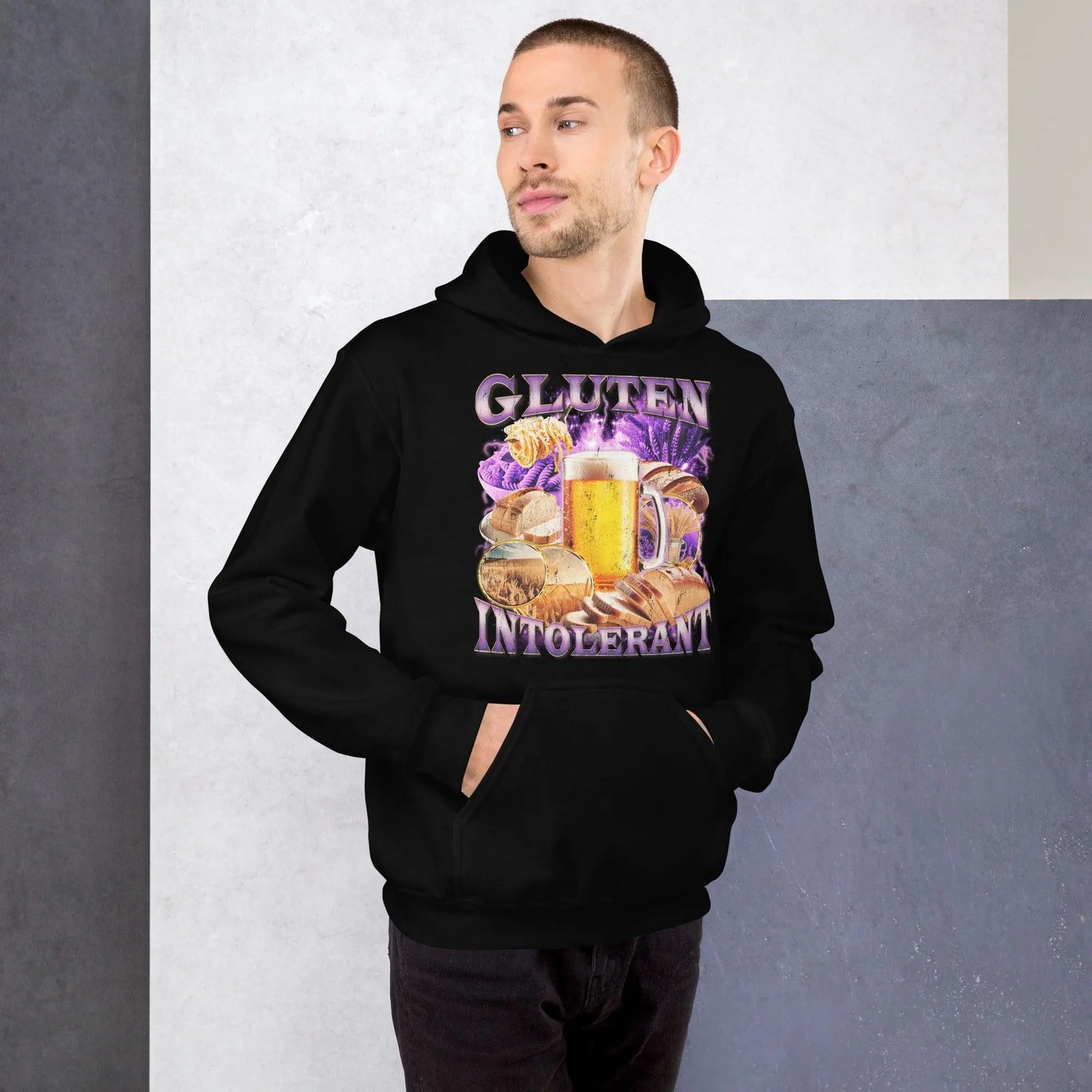 Gluten Intolerant (Updated Design) Hoodie - Orbital Clothing