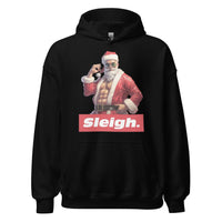 Slee Kerst Hoodie - Zwart / S