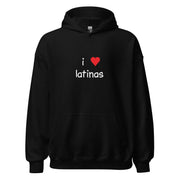 I Love Latinas Embroidered Hoodie