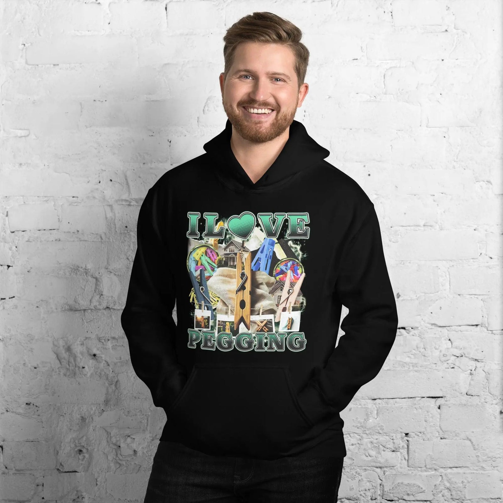 I Love Pegging Hoodie - Orbital Clothing