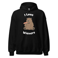 Ik hou van worstjes Hoodie - Zwart / S