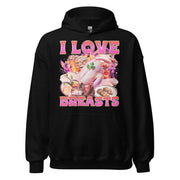 I Love Breasts Hoodie