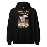 Worstelen is echt God is niet Hoodie
