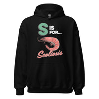 S is for Scoliosis Hoodie - Black / S