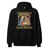 Abstinence is 99.99% effective Hoodie - Black / S