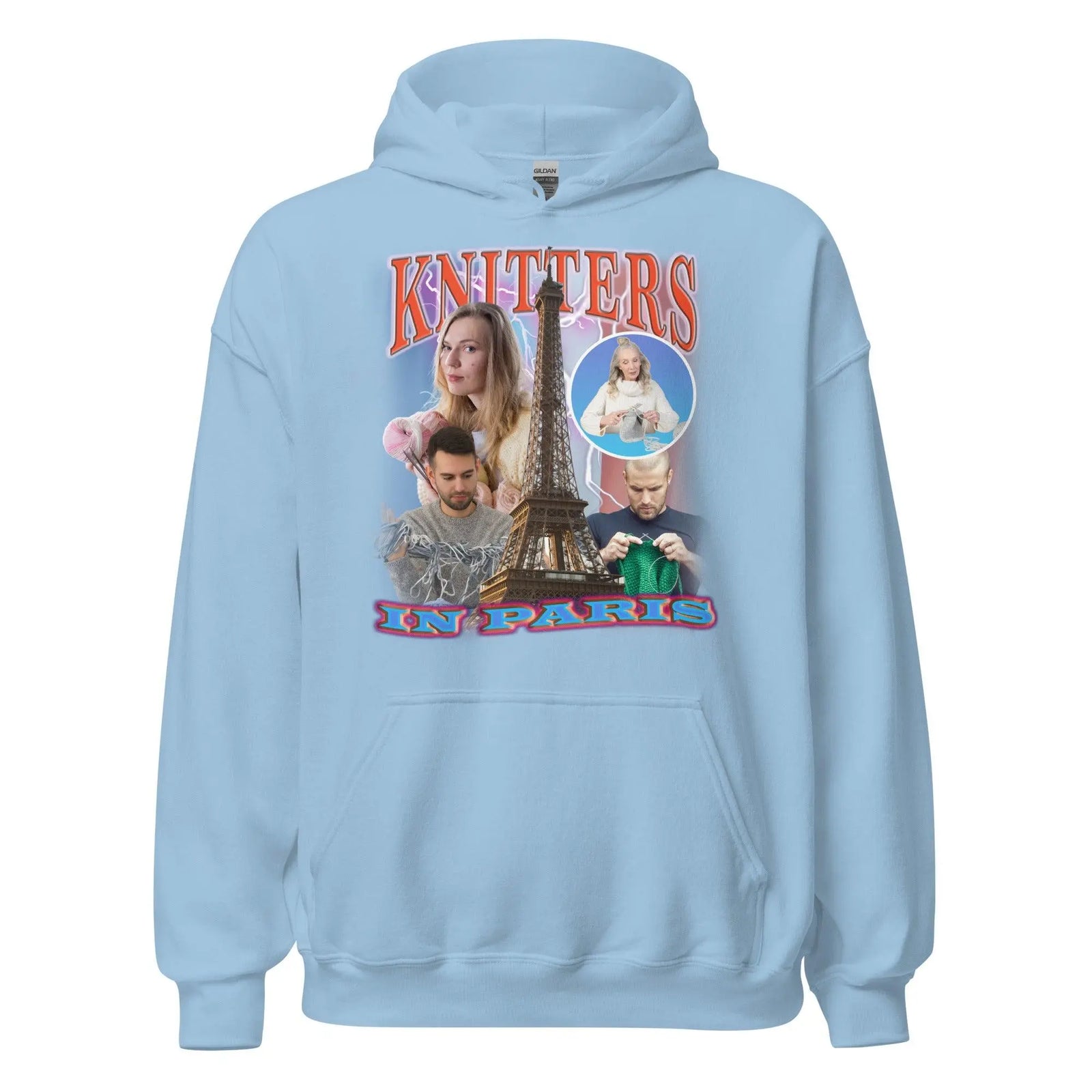 Knitters in Paris Hoodie - Orbital Clothing