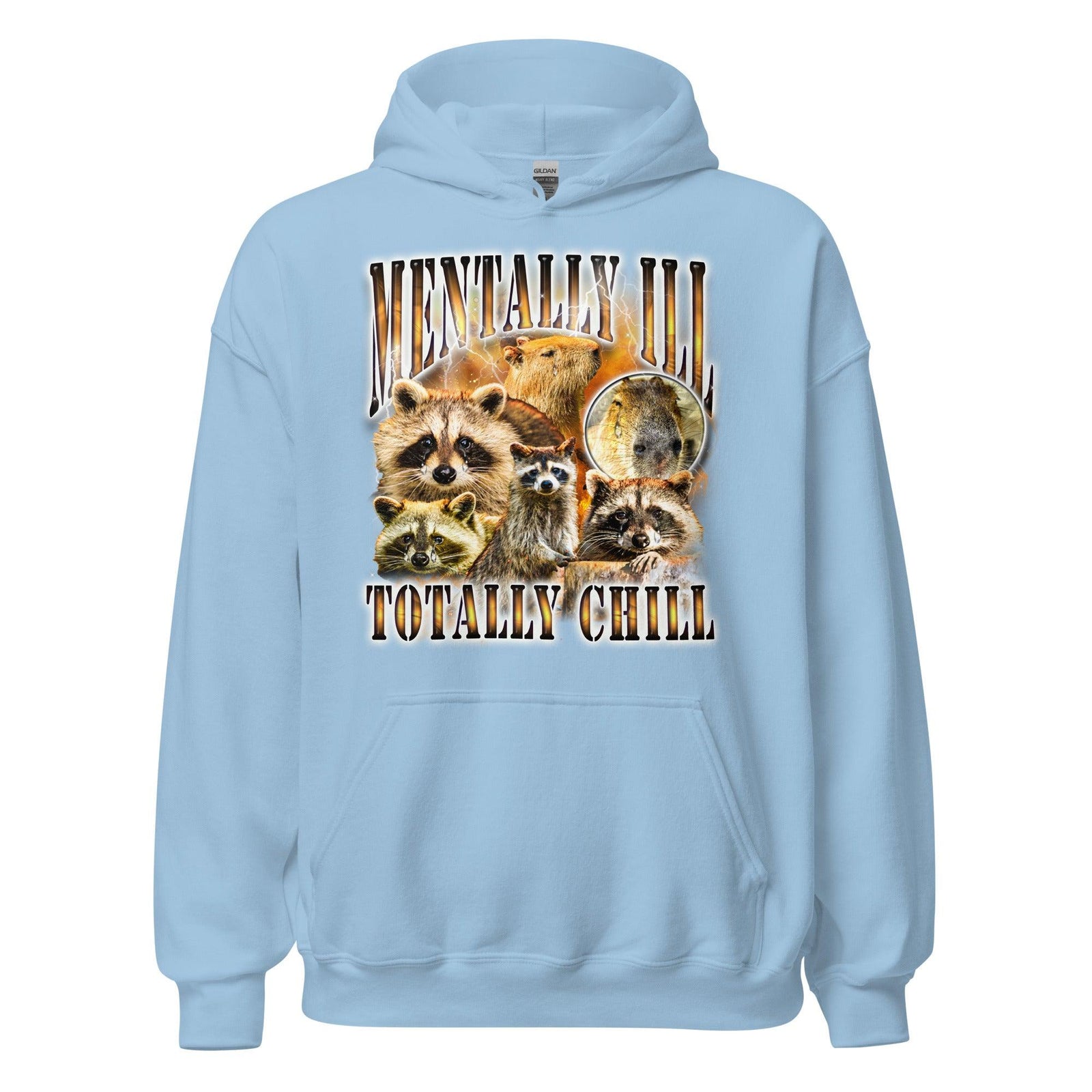 Mentally Ill Totally Chill Hoodie - Orbital Clothing