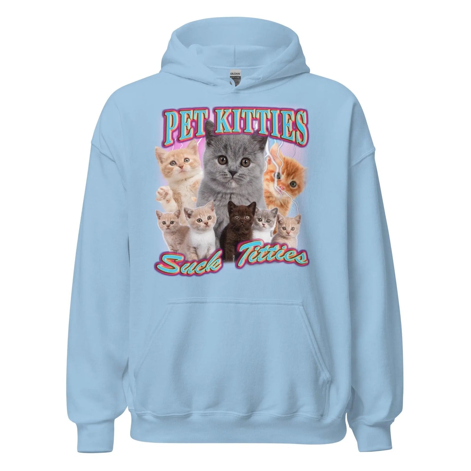 Pet Kitties Suck Titties Hoodie - Orbital Clothing