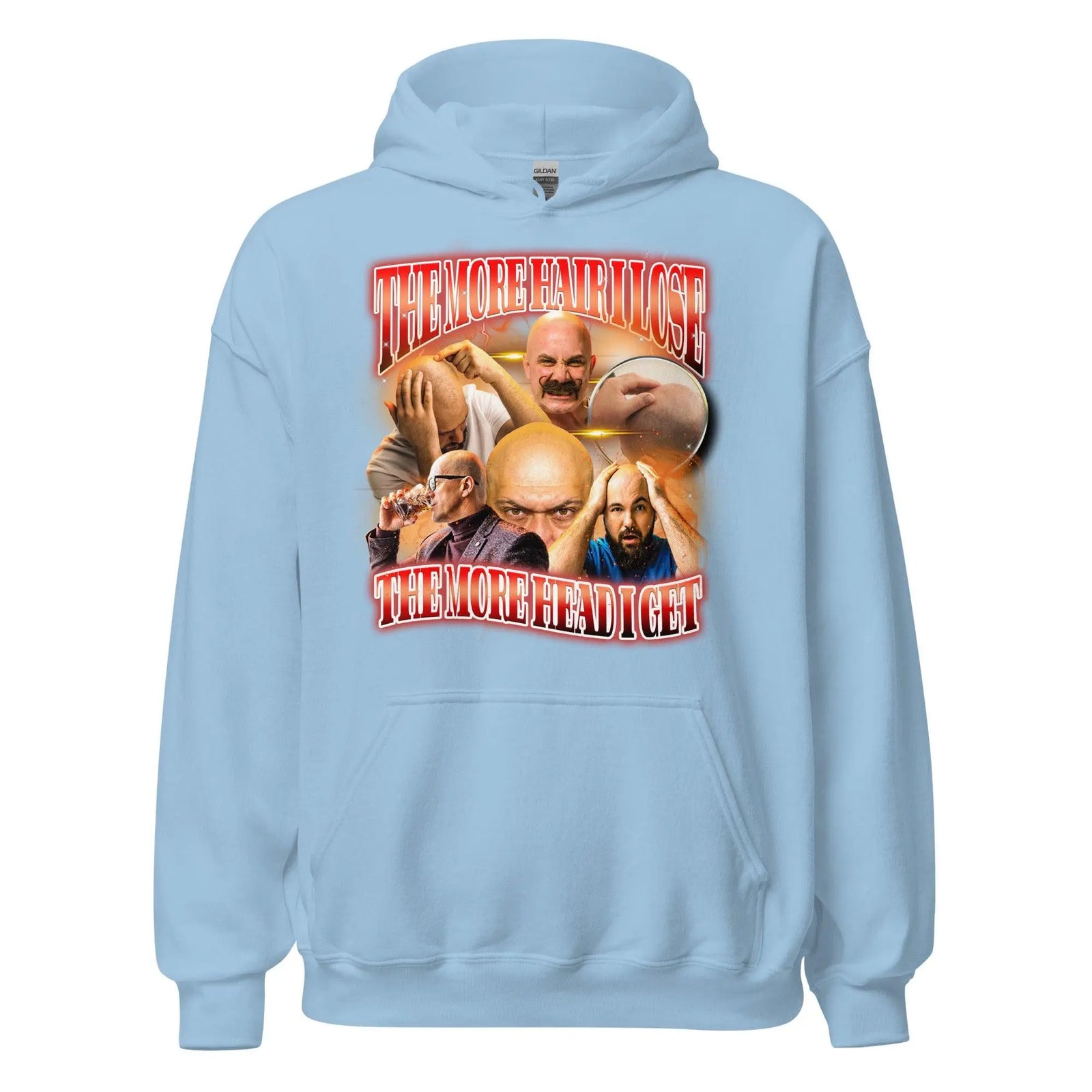 The more hair I lose the more head I get Hoodie - Orbital Clothing