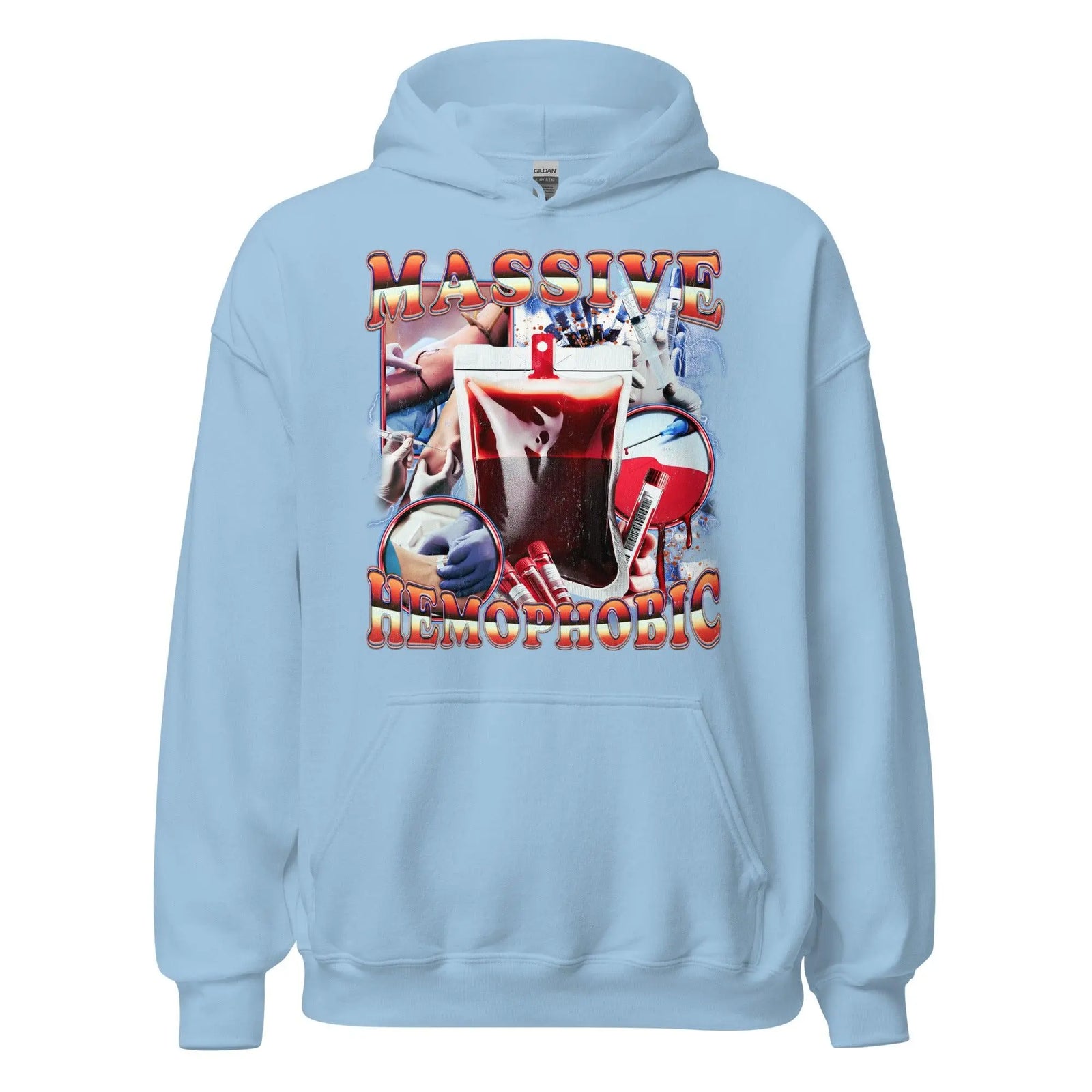 Massive Hemophobic Hoodie - Orbital Clothing