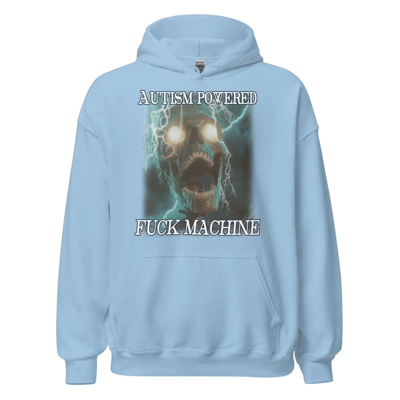 Autism Powered Fuck Machine Hoodie - Orbital Clothing