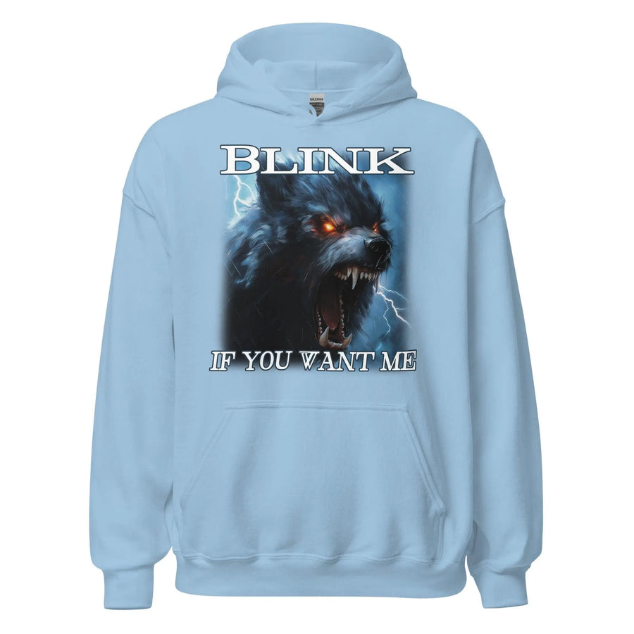 Blink If You Want Me Hoodie - Orbital Clothing