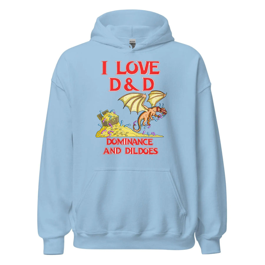 I Love D&D (Dominance and Dildoes) Hoodie - Orbital Clothing