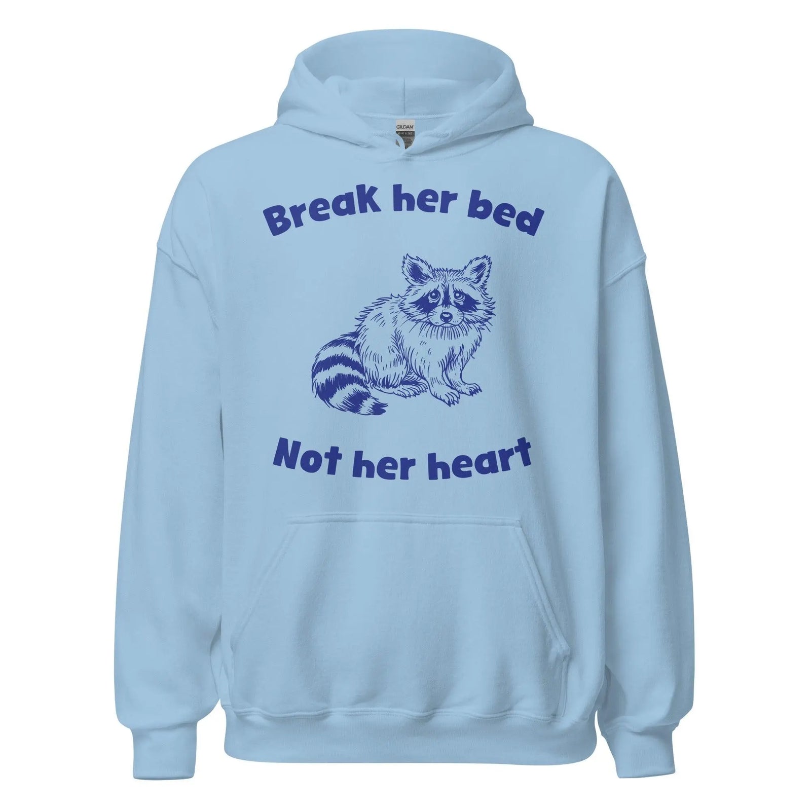 Break Her Bed Not Her Heart Hoodie - Orbital Clothing