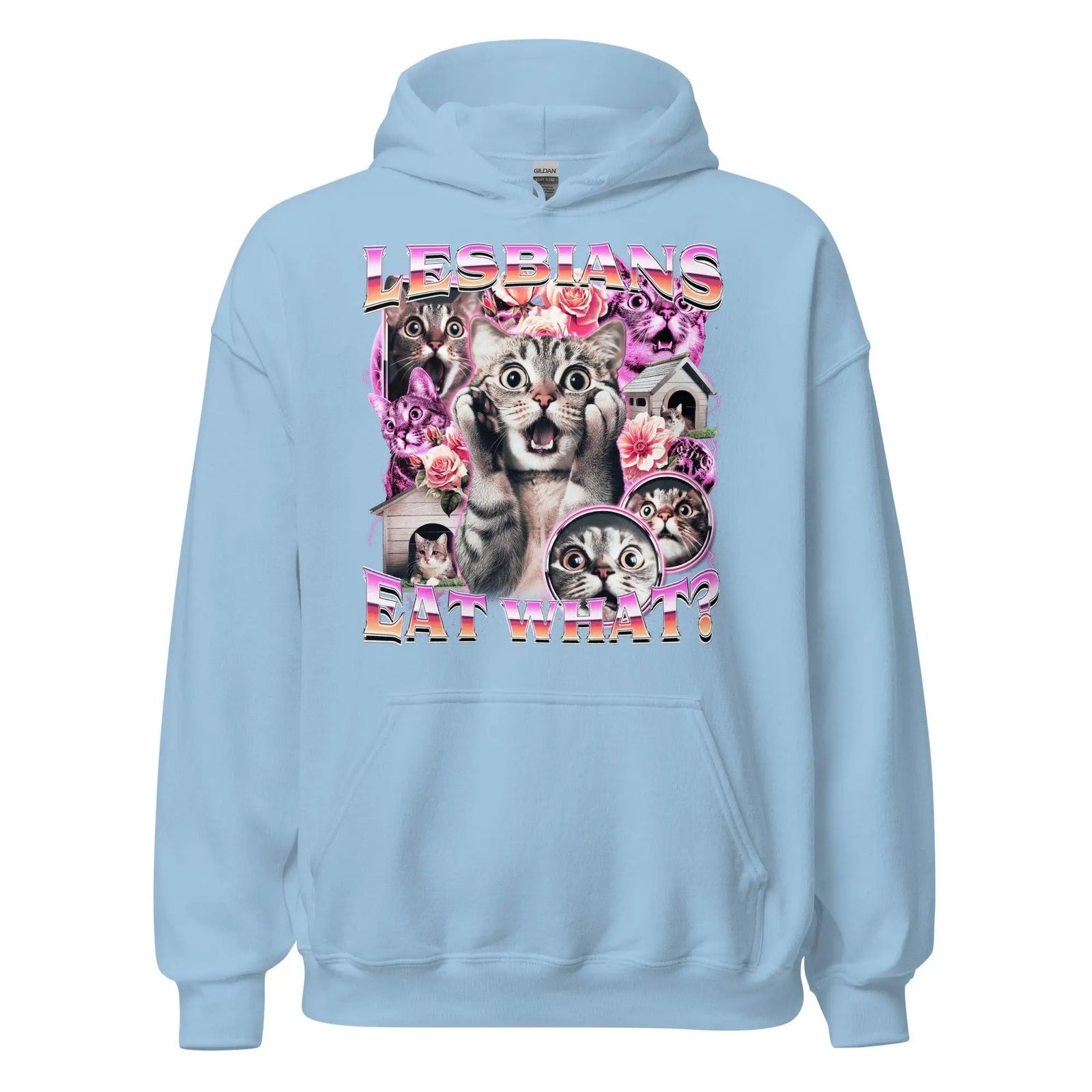 Lesbians Eat What Hoodie - Orbital Clothing