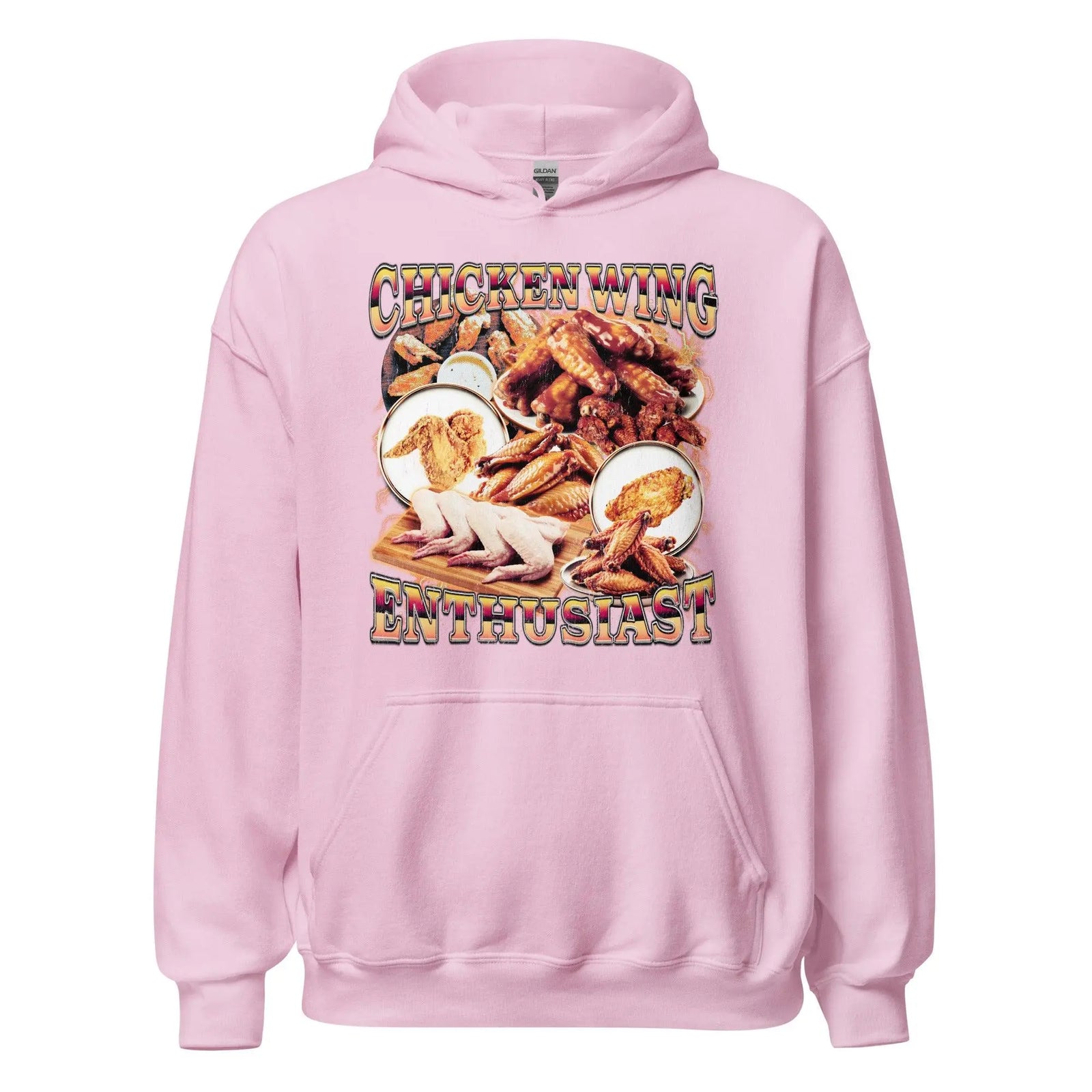 Chicken Wing Enthusiast Hoodie - Orbital Clothing