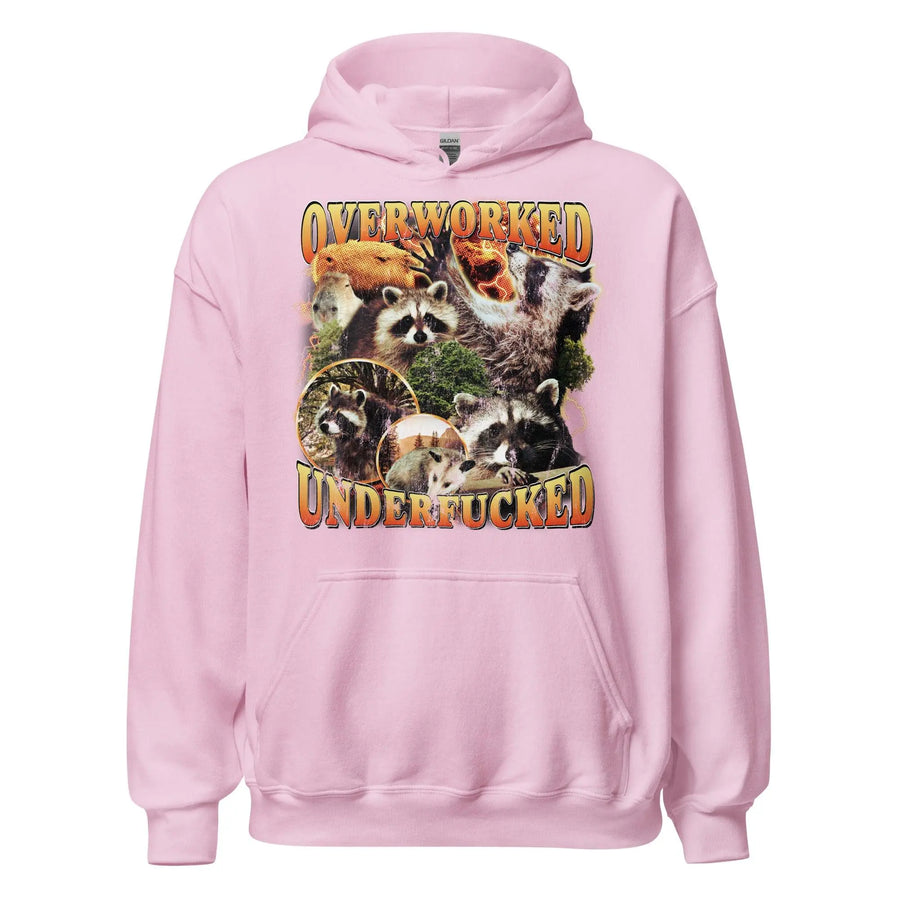Overworked Underfucked Hoodie - Orbital Clothing