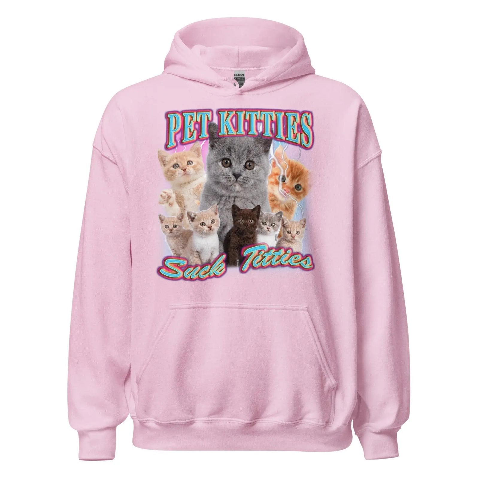 Pet Kitties Suck Titties Hoodie - Orbital Clothing