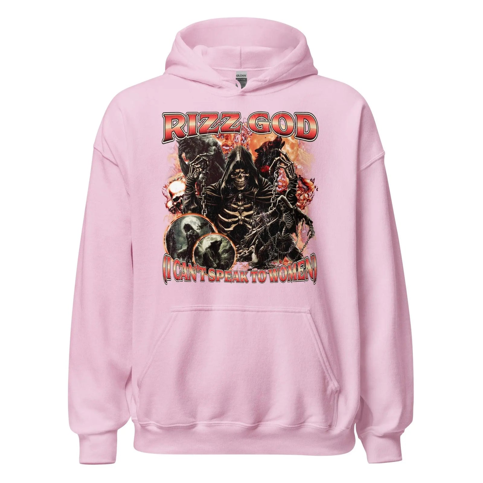 Rizz God (I can't speak to women) Hoodie - Orbital Clothing