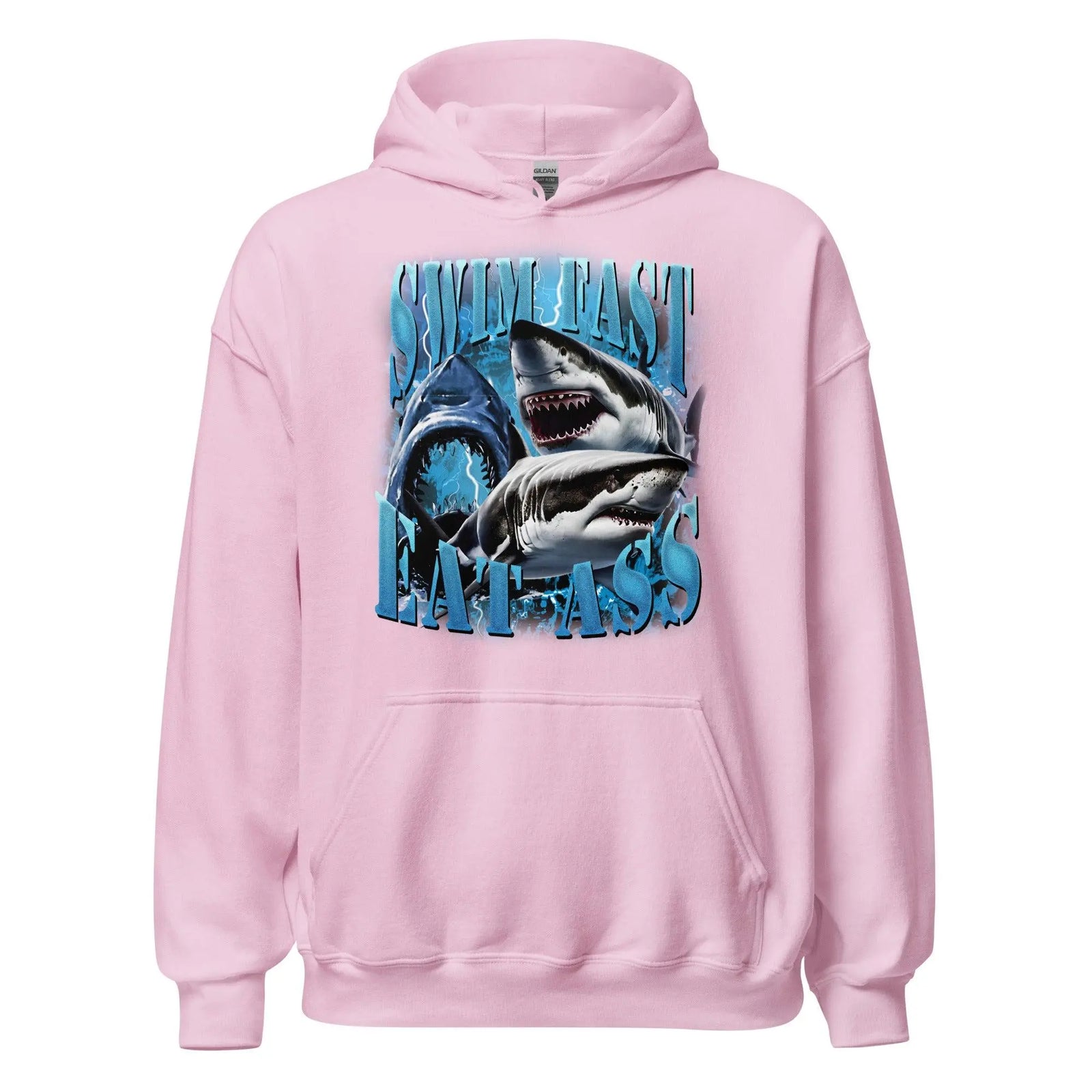 Swim Fast Eat Ass Hoodie - Orbital Clothing