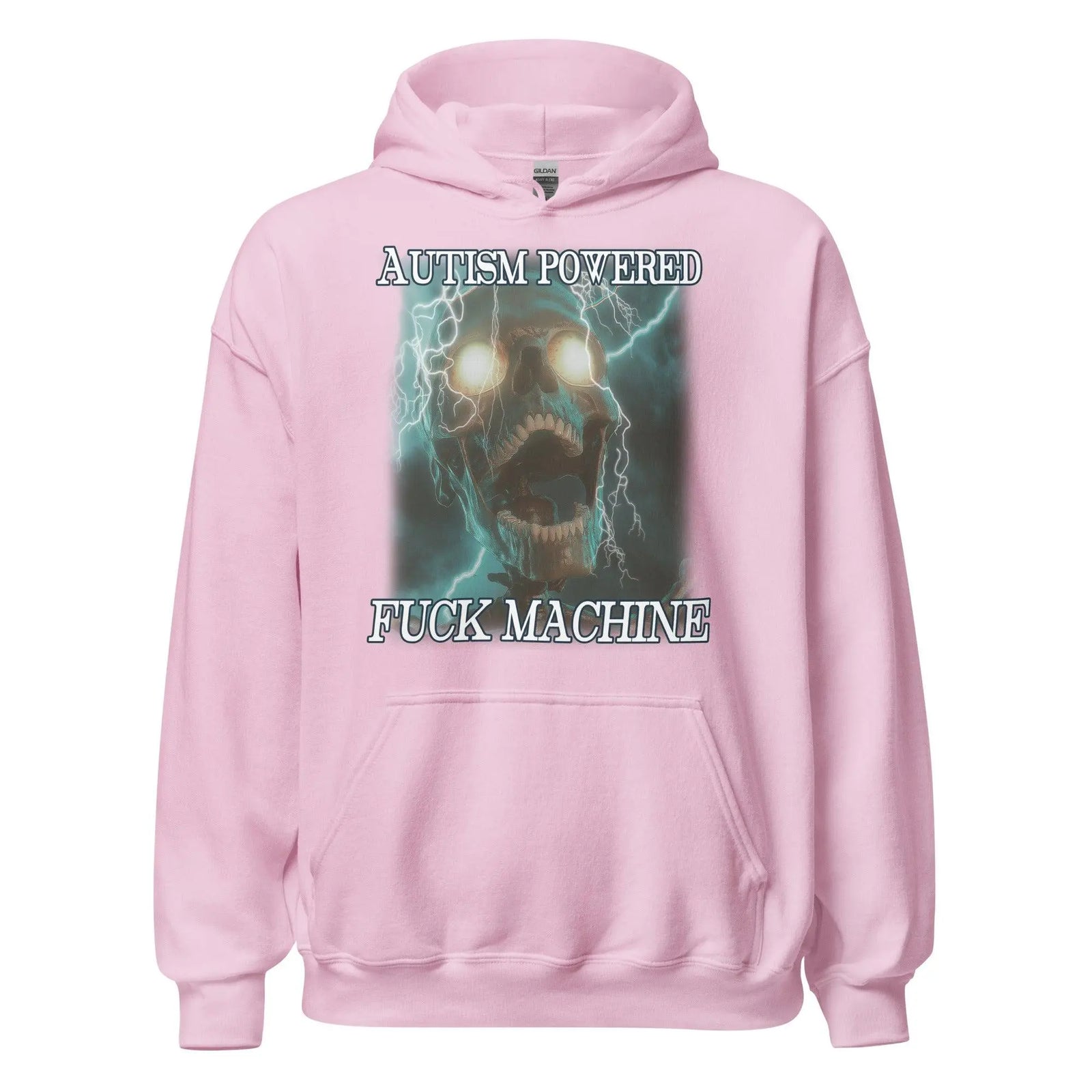 Autism Powered Fuck Machine Hoodie - Orbital Clothing