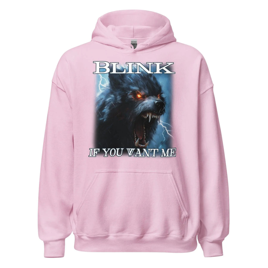 Blink If You Want Me Hoodie - Orbital Clothing