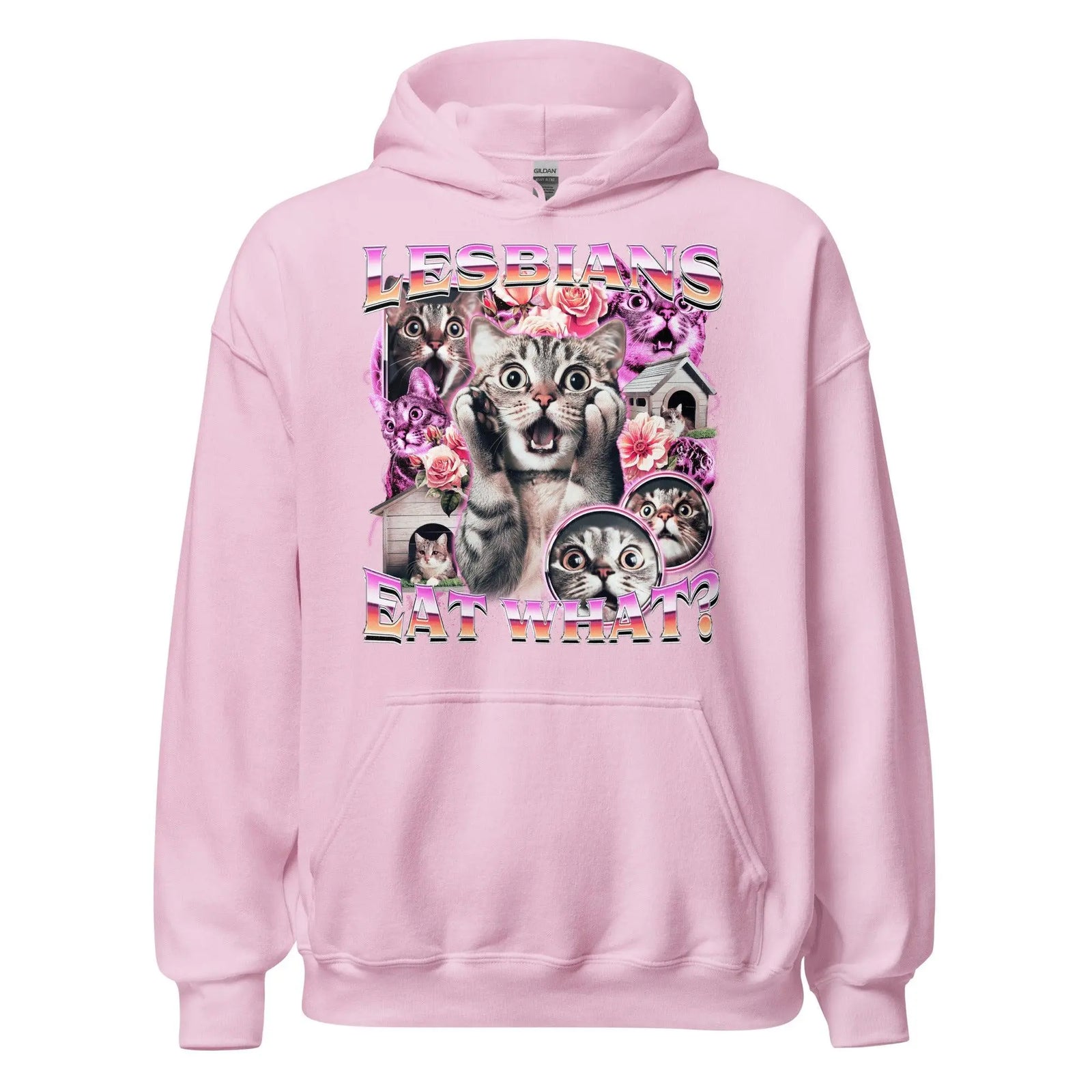 Lesbians Eat What Hoodie - Orbital Clothing