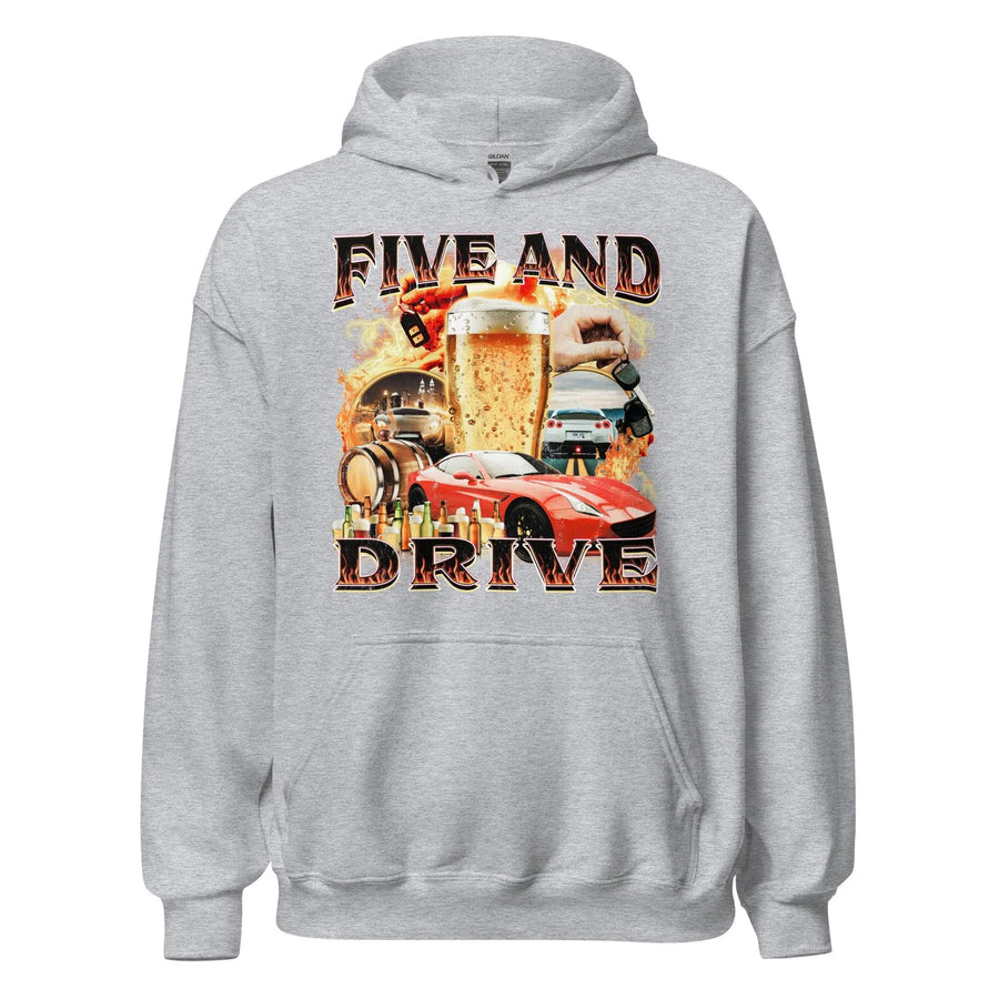 Five and Drive Hoodie - Orbital Clothing