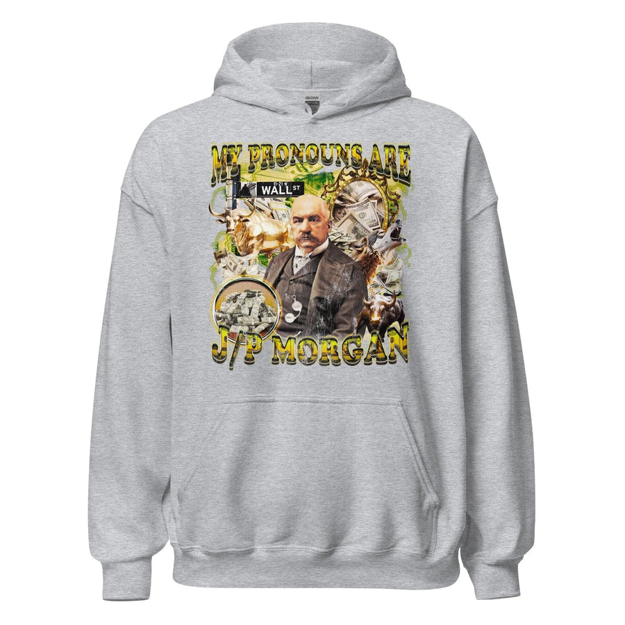 My Pronouns are J/P Morgan Hoodie - Orbital Clothing