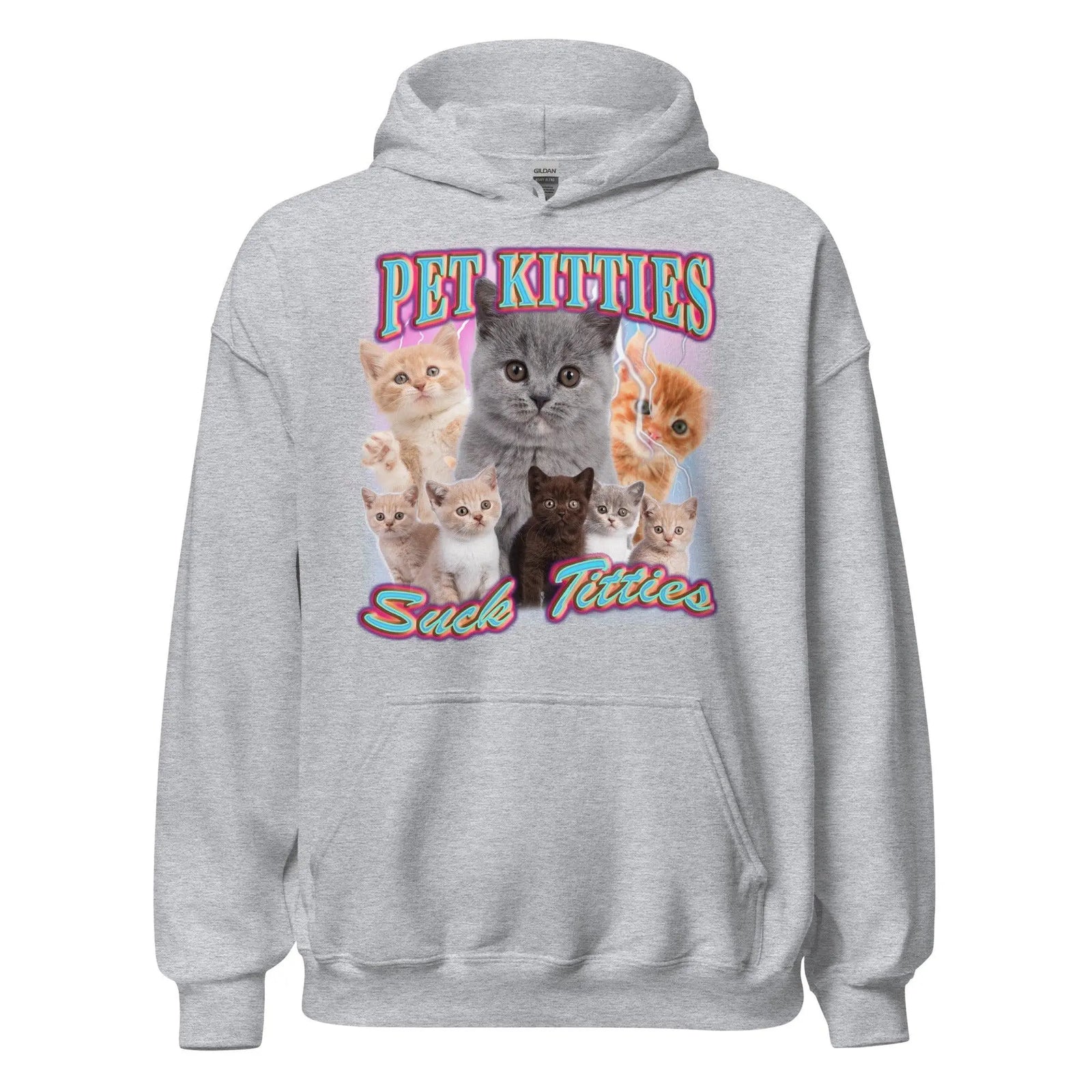 Pet Kitties Suck Titties Hoodie - Orbital Clothing
