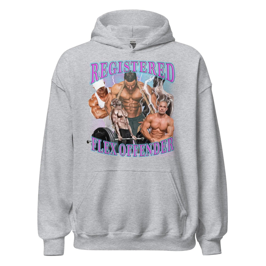Registered Flex Offender Hoodie - Orbital Clothing