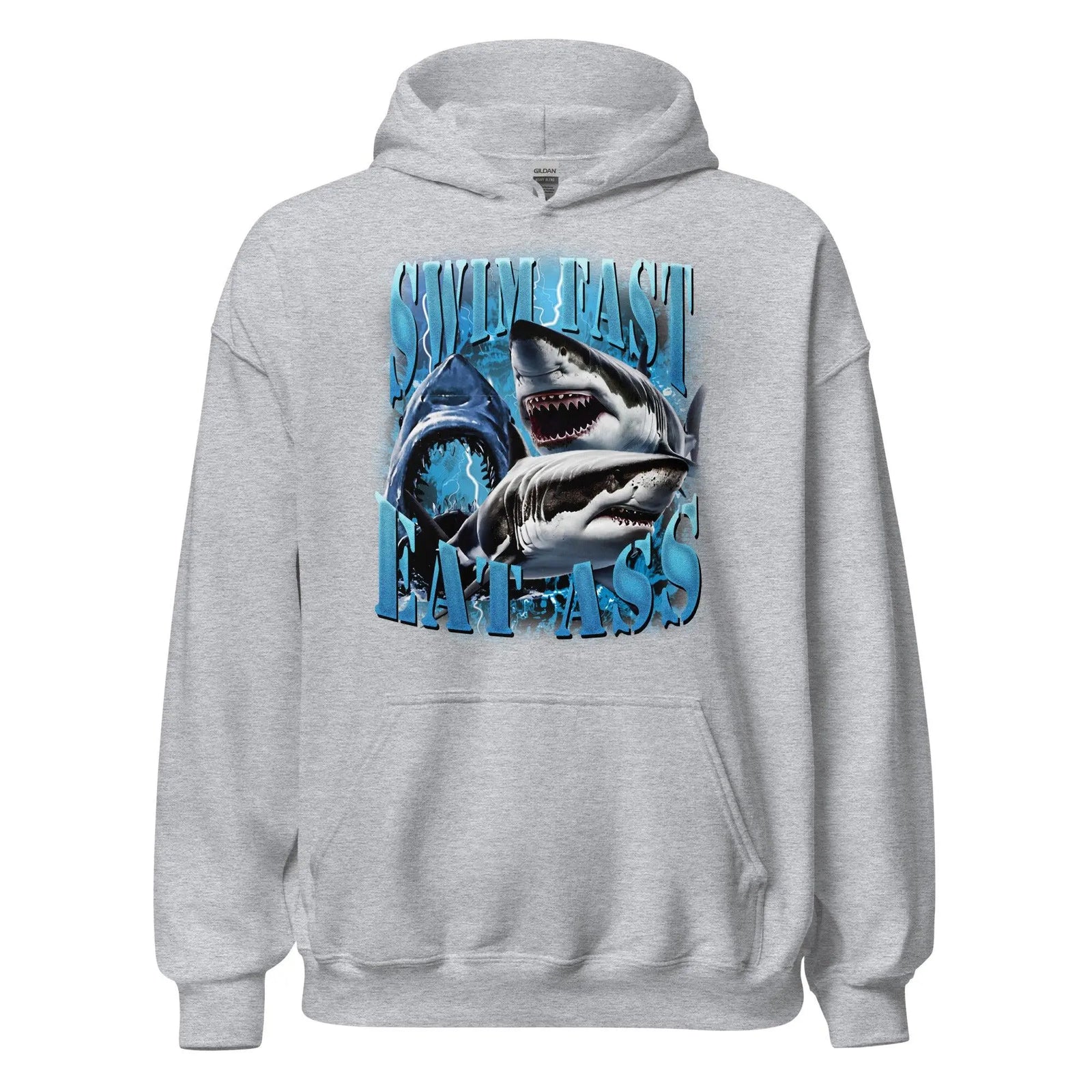 Swim Fast Eat Ass Hoodie - Orbital Clothing