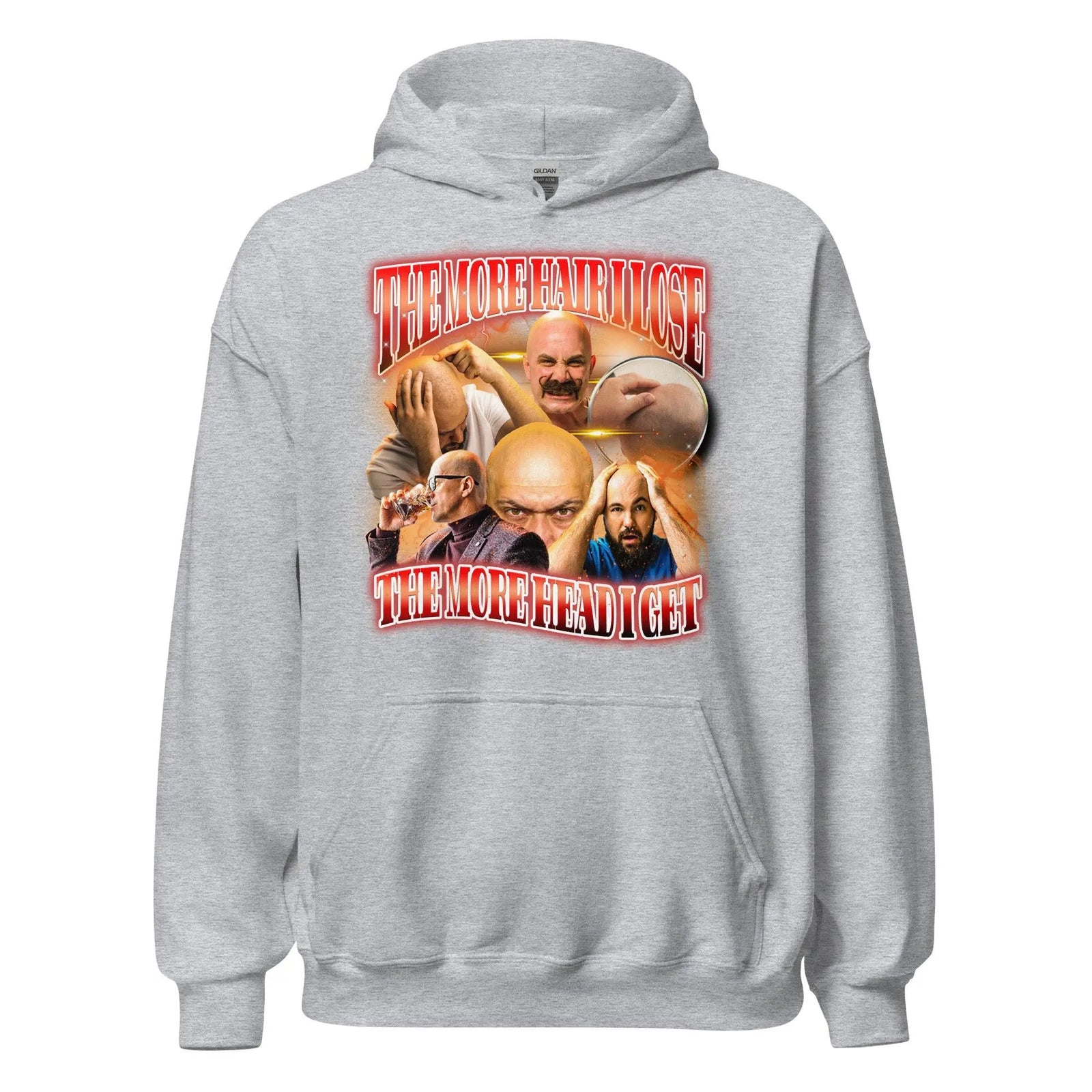 The more hair I lose the more head I get Hoodie - Orbital Clothing