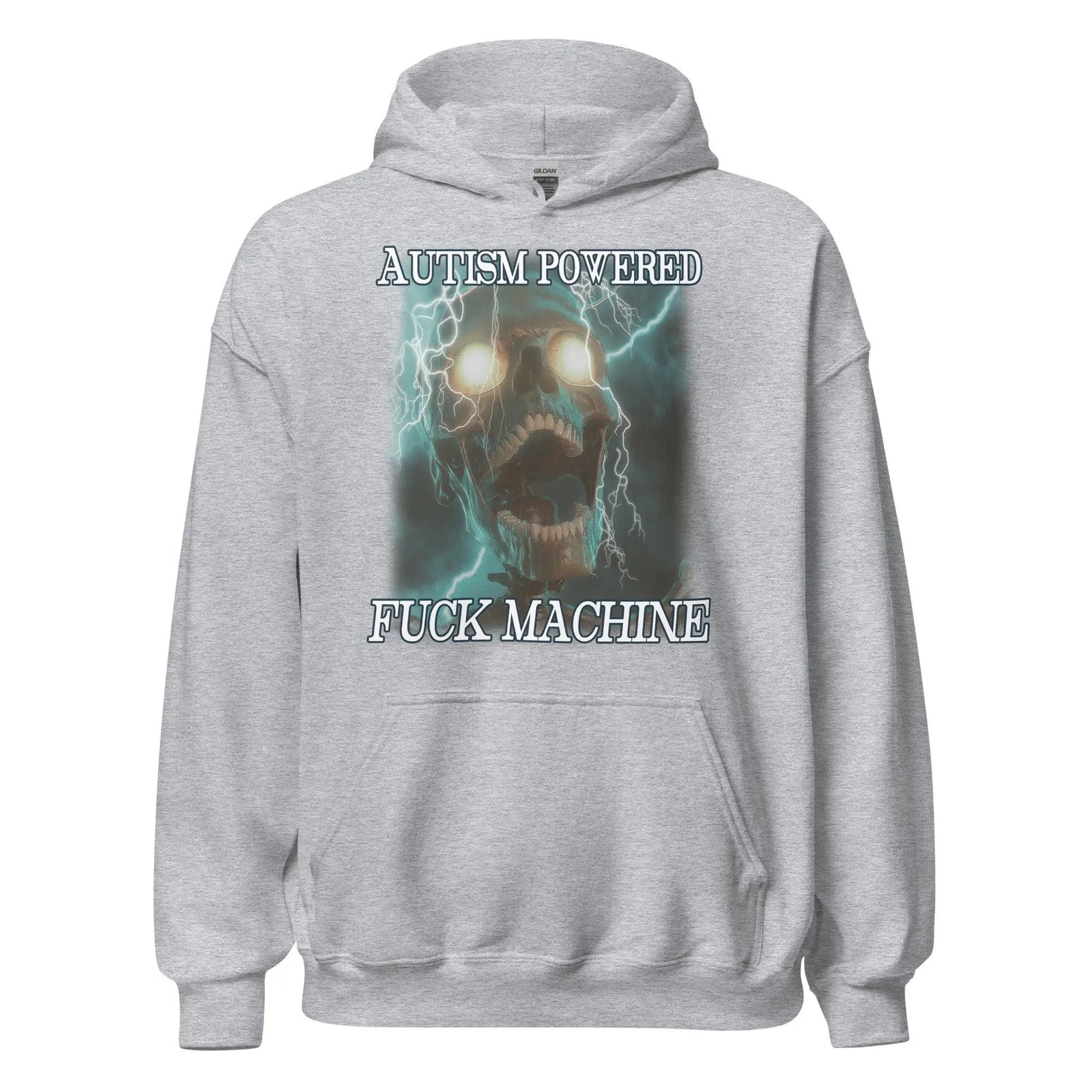 Autism Powered Fuck Machine Hoodie - Orbital Clothing