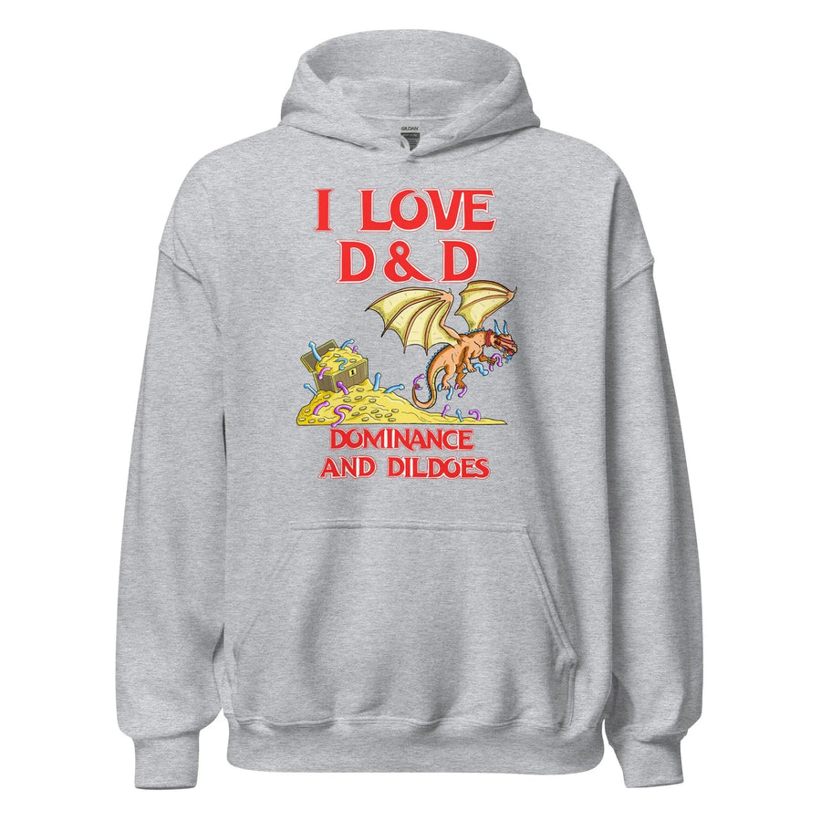 I Love D&D (Dominance and Dildoes) Hoodie - Orbital Clothing