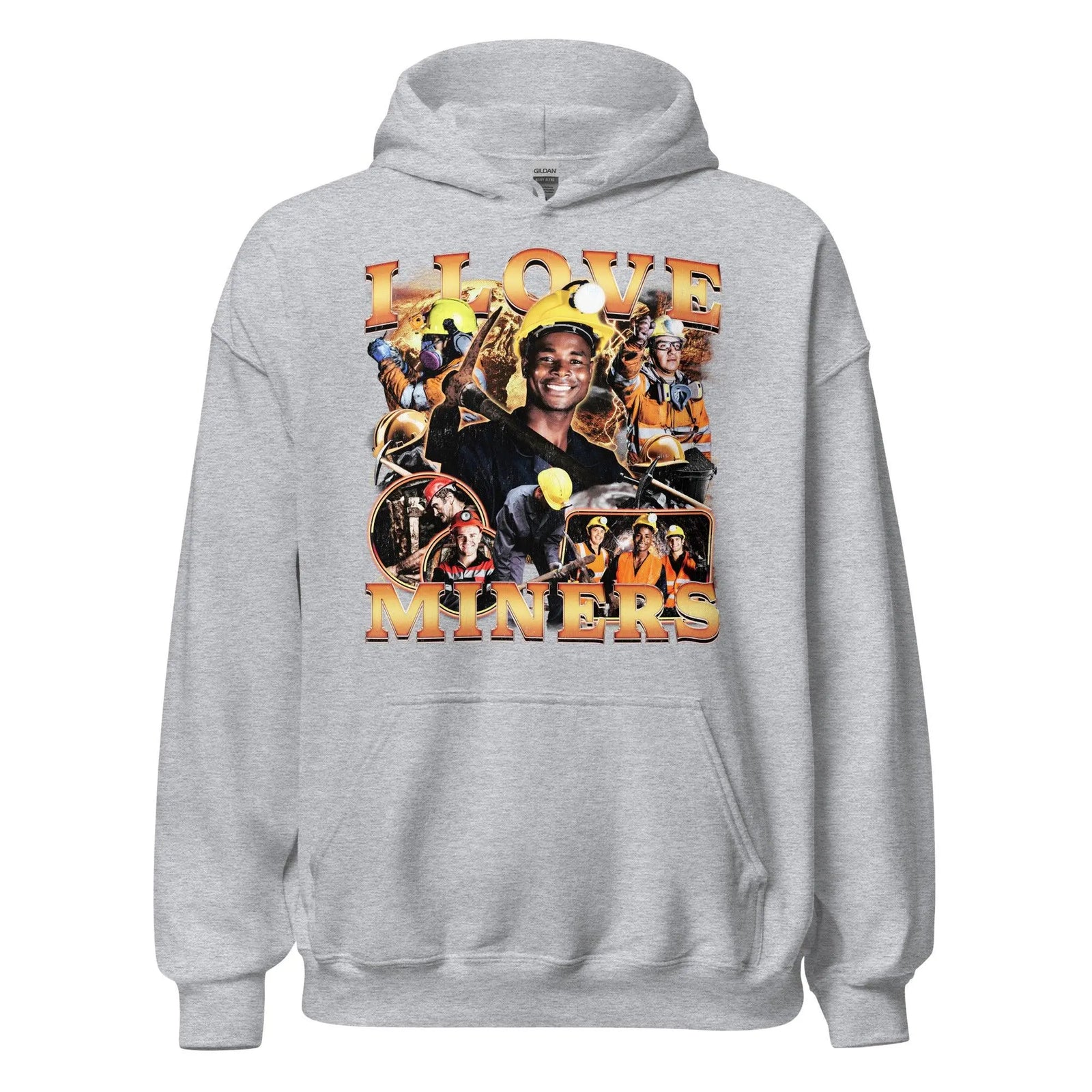 I Love Miners (Updated Design!) Hoodie - Orbital Clothing