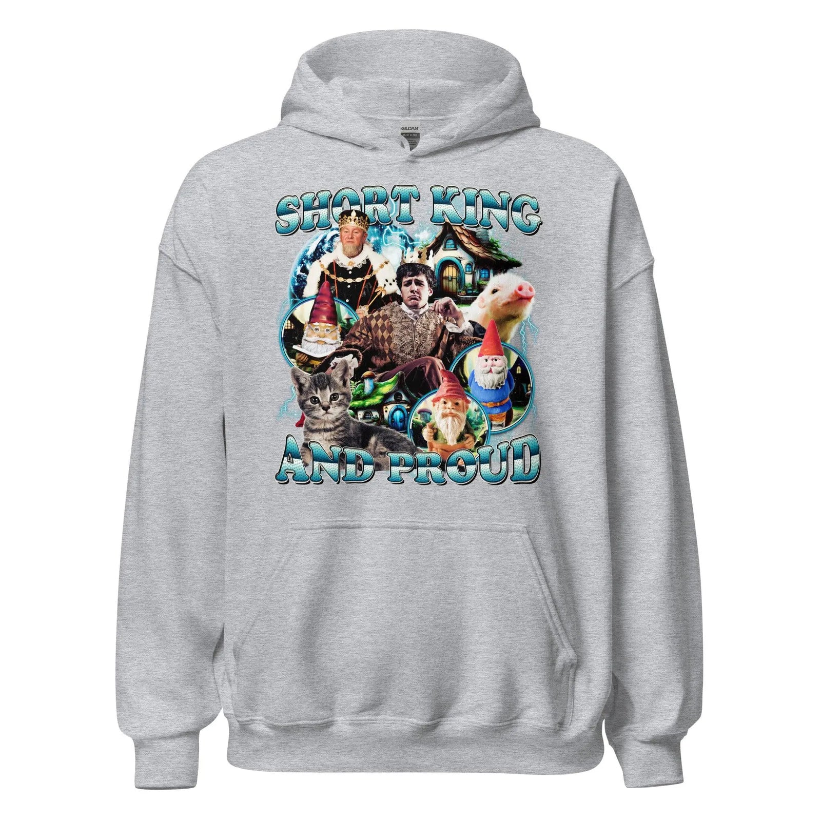 Short King and Proud Hoodie - Orbital Clothing
