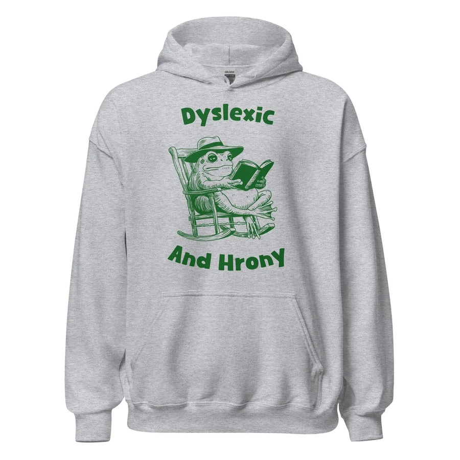 Dyslexic and Hrony Hoodie - Orbital Clothing